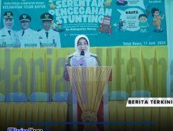 Bupati Berau Resmi Buka Kegiatan Intervensi Stunting Di Kecamatan Teluk Bayur