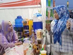Leni Angriani Kunjungi Stand UMKM di Bukit Pelangi