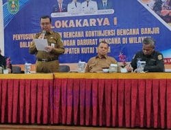 Pemkab Kutim Gelar Lokakarya Penyusunan Dokumen Rencana Kontinjensi Bencana Banjir