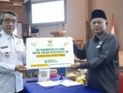 Baznas Gelar Kutim Berzakat dengan Tema Tentramnya Muzaki Bahagianya Mustahik