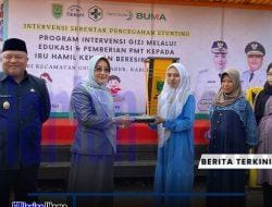 Bupati Berau Luncurkan Kick Off Program Intervensi Gizi Ibu Hamil