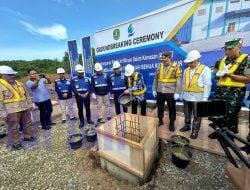 Perumdam Tirta Tuah Benua Gelar Groundbreaking Ceremony