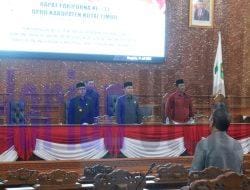 Ketua DPRD Kutim Pimpin Rapat Paripurna ke-31