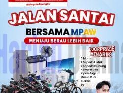 Duet MP-AW Gelar Jalan Santai, Warga: Ambil Hadiahnya, Menangkan Calonnya di Pilkada 2024.