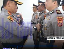 Polres Berau Gelar Sertijab Kasat Samapta, Kapolsek Gunung Tabur dan Kapolsek Segah