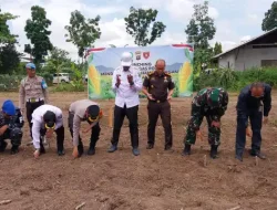 Polres Kutai Timur Luncurkan Gugus Tugas Ketahanan Pangan, Tanam Singkong Jadi Simbol Gerakan Nasional