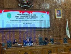 DPRD Kutim Gelar Rapat Paripurna ke-19, Penyampaian Nota Penjelasan Pemerintah terkait Raperda APBD 2025