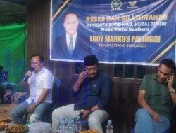Reses Perdana di Kelurahan Teluk Lingga, Eddy Markus Palinggi: Warga Keluhkan Saluran Parit yang Kurang Luas