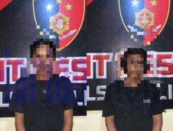Dua Pelaku Peredaran Sabu Diamankan Polsek Talisayan